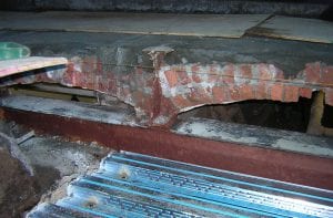 Sidewalk vault cross section