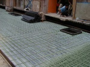 Sidewalk vault structural slab